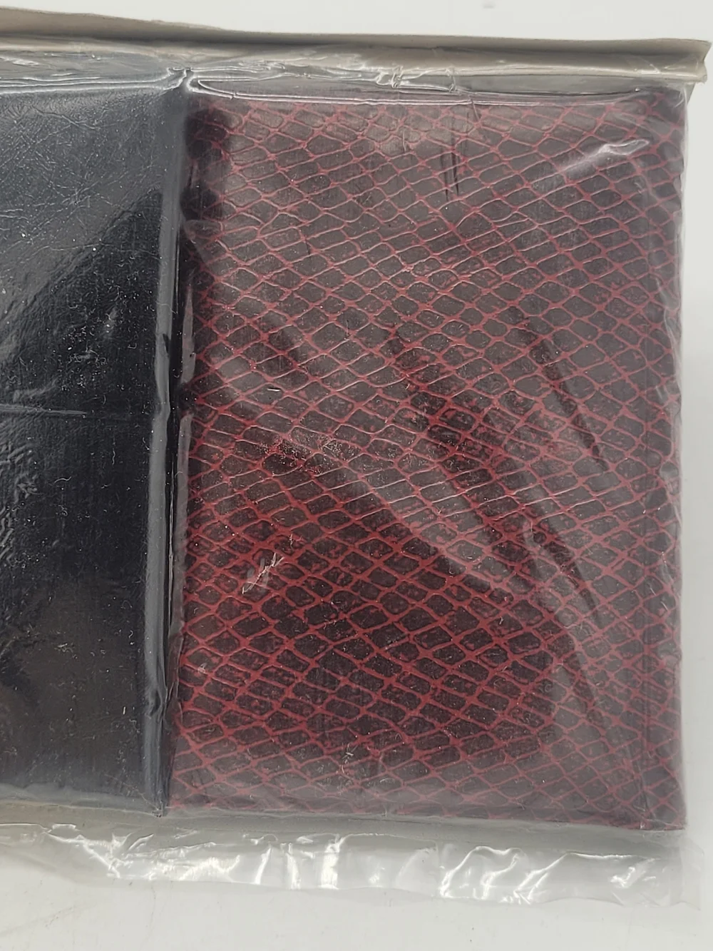 Mini Organizer Wallets - Black and Red Snake Print